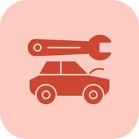 Body Repair Glyph Tritone Icon vector