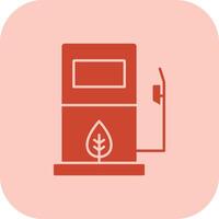 Bio Fuel Glyph Tritone Icon vector