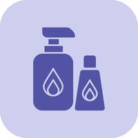 Cleaning Products Glyph Tritone Icon vector