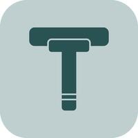 Squeegee Glyph Tritone Icon vector