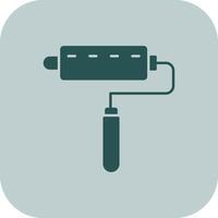 Lint Roller Glyph Tritone Icon vector