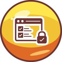 Secure Data Vector Icon