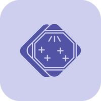 Handkerchief Glyph Tritone Icon vector