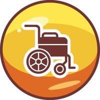 Wheel Chair Vector Icon