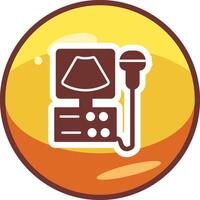 Ultrasound Machine Vector Icon