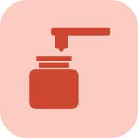 Wax Glyph Tritone Icon vector