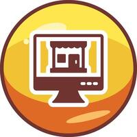 Online Shop Vector Icon