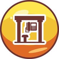 Telephone Box Vector Icon