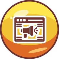 Online Advertising Vector Icon