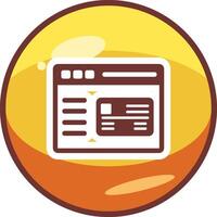 web pago vecto icono vector