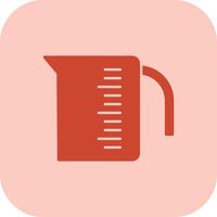 Measuring Cup Glyph Tritone Icon vector