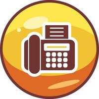 Fax Machine Vector Icon