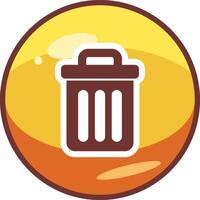 Trash Bin Vector Icon