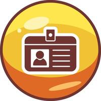 Identification Card Vector Icon