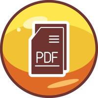 Pdf File Vector Icon