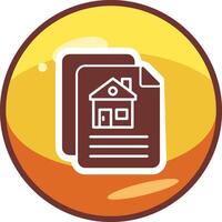 Construction Contract Vector Icon