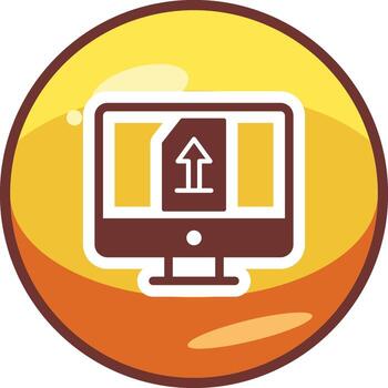 Upload File Vector Icon