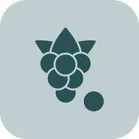 Boysenberries Glyph Tritone Icon vector