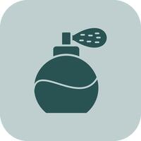 Perfume Bottle Glyph Tritone Icon vector