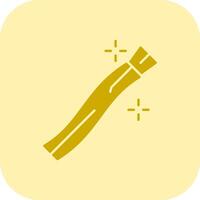 miswak glifo tritono icono vector