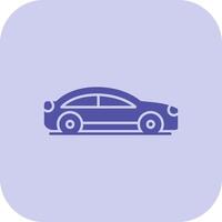 Car Glyph Tritone Icon vector