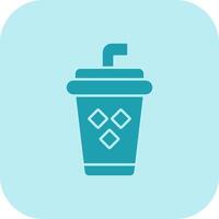 Juice Glyph Tritone Icon vector