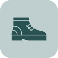 Boot Glyph Tritone Icon vector