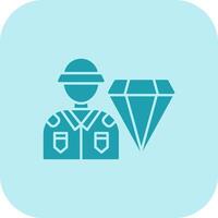 High Value Glyph Tritone Icon vector