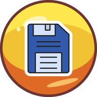 Floppy Disk Vector Icon