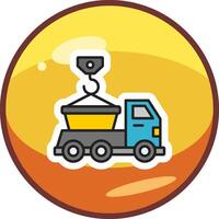 Skip Truck Vector Icon