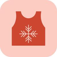 Tanktop Glyph Tritone Icon vector