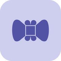 Bowtie Glyph Tritone Icon vector