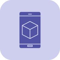 3d Glyph Tritone Icon vector