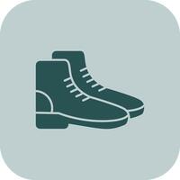 Boots Glyph Tritone Icon vector