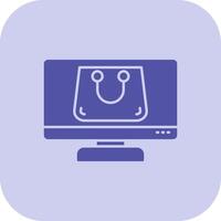 Ecommerce Glyph Tritone Icon vector