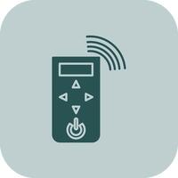 Remote Control Glyph Tritone Icon vector