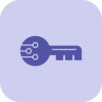 Cyber Security Glyph Tritone Icon vector