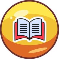 Open Book Vector Icon