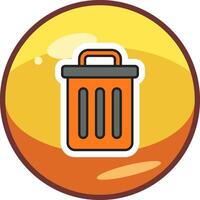 Trash Bin Vector Icon