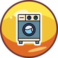 Washing Mechine Vector Icon