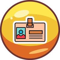 Identity Card Vector Icon