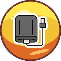 External Hard Drive Vector Icon