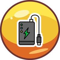 Power Bank Vector Icon