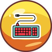 teclado vecto icono vector