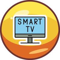 Smart Tv Vector Icon