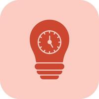 Time Management Glyph Tritone Icon vector