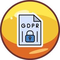 GDPR Vector Icon