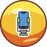 Smartphone Stand Vector Icon