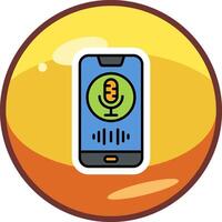 Voice Assistant Vector Icon