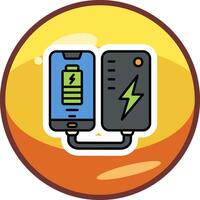 Portable Battery Vector Icon